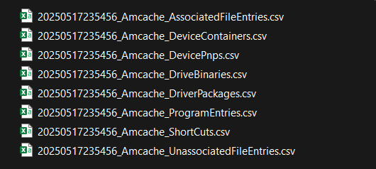 Timeline Explorer output